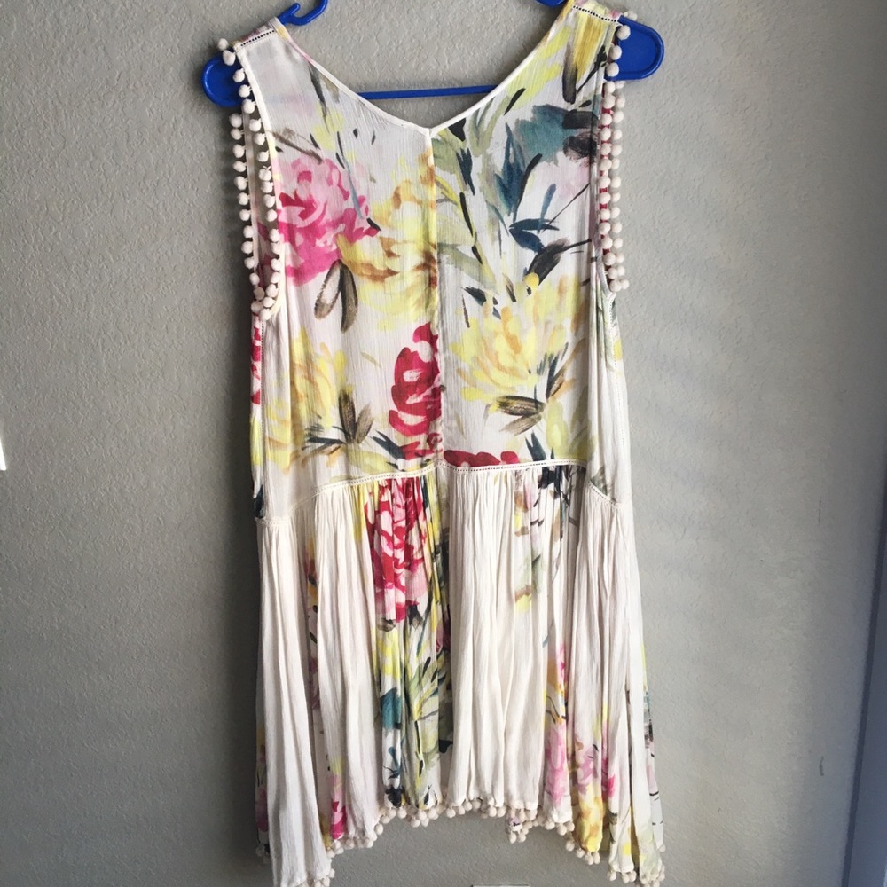 Anthropologie Lattice Floral Dress - Picture 6 of 10